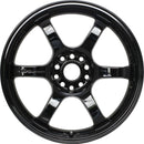 Gramlights 57DR Glossy Black 18x9.5 +38 5x114.3 (set of 4)
