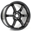 Gram Lights 57DR Glossy Black 18x9.5 +38 5x114.3 (set of 4)