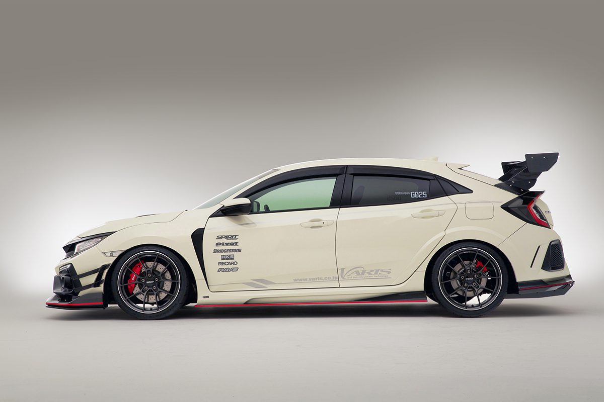 Fk8 Type R Rear Varis Rear Fender Trim (FRP) - Honda Civic Type R FK8 17-21