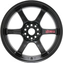 Gram Lights 57DR 18x9.5 +12 5-114.3 Semi Gloss Black (set of 4)