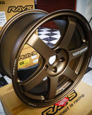 TE37 Saga S-Plus Bronze 18x9.5 +38 5x114.3 (set of 4)