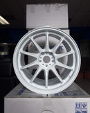 Work Emotion ZR10 Azure White 18x9.5 +38 5x114.3 (Set of 4)