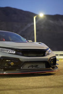 Varis Arising-II Front Bumper Set (4pc) for 2017-21 Honda Civic Type R