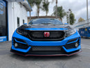 J's Racing Front Sports Grill (FRP) - Honda Civic Type R FK8 17-21