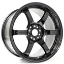 Gramlights 57DR Glossy Black 18x9.5 +22 5x114.3 (set of 4)