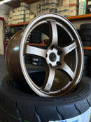 Gram Lights 57CR Bronze 18x9.5 +38 5x100 (set of 4)