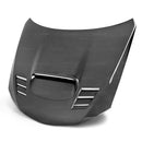 CWII STYLE CARBON FIBER HOOD - 08-14 SUBARU WRX STI