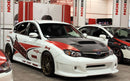 CWII STYLE CARBON FIBER HOOD - 08-14 SUBARU WRX STI