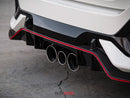 OEM STYLE REAR DIFFUSER - 2017+ CIVIC TYPE-R (FK8)